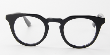 Men Insignia Eyeglasses: Rafu Black - SpecSMART Eye Clinic (Front View)